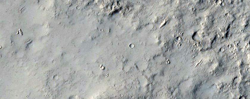 Ragged Flow Margin East of Mangala Valles