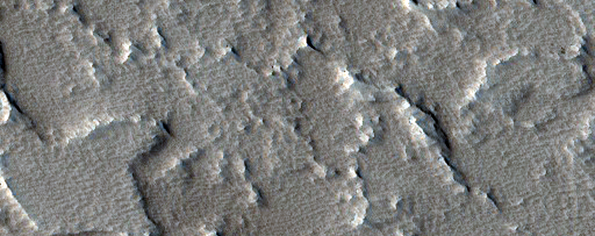 Dust-Covered Plates South of Pavonis Mons