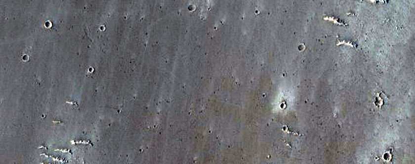 Dust Deposits North of Tithonium Chasma