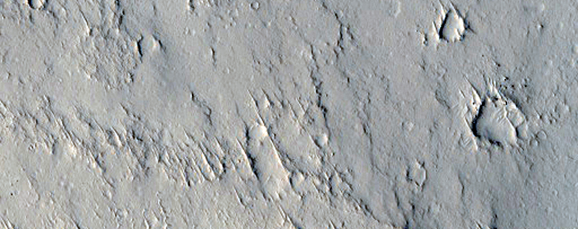 Filled Crater in Arabia Terra