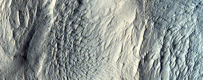 Flows and Valleys in Northern Lycus Sulci