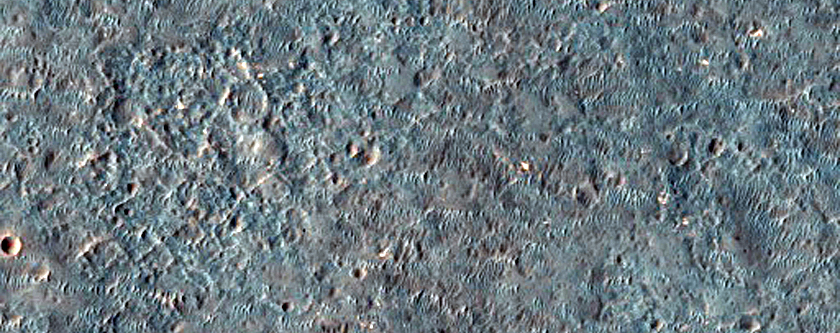 Possible Phyllosilicates in Ejecta of Margaritifer Terra Crater