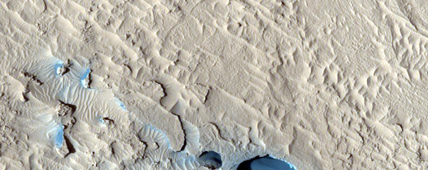 Lava Vent in Elysium Planitia