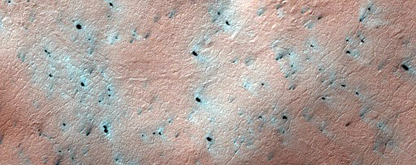 Non-Cryptic South Polar Terrain