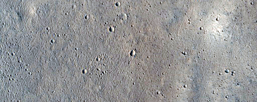 Wrinkle Ridge in Lunae Planum