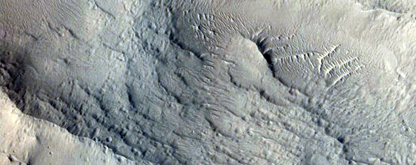 Floor of Well-Preserved Impact Crater