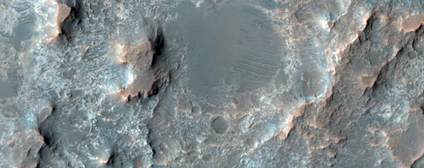 Butte and Mesa-Forming Material Cut by Canyon