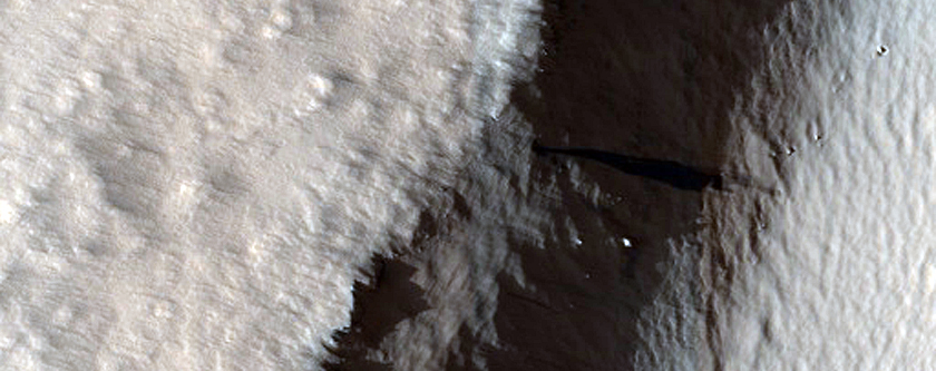 Line of Pits on Flank of Ascraeus Mons