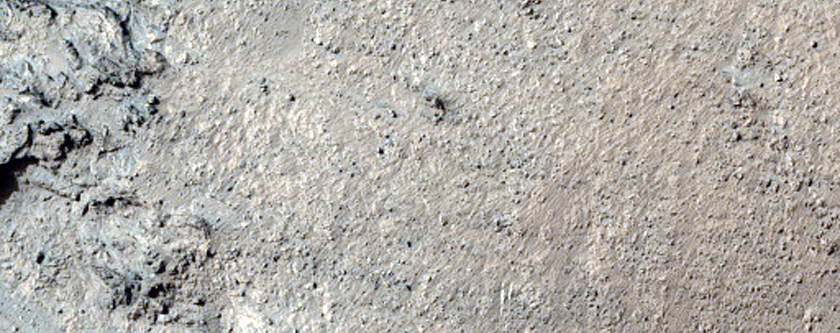 Gullied Southeast Wall of Galle Crater