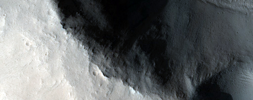 Troughs in Kasei Valles Region