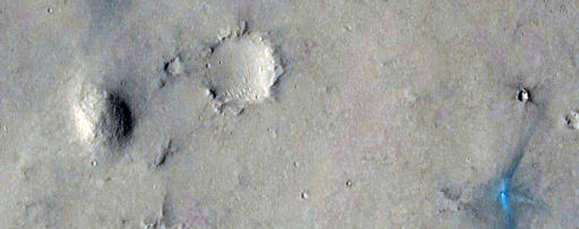 Terrain Northwest of Gale Crater