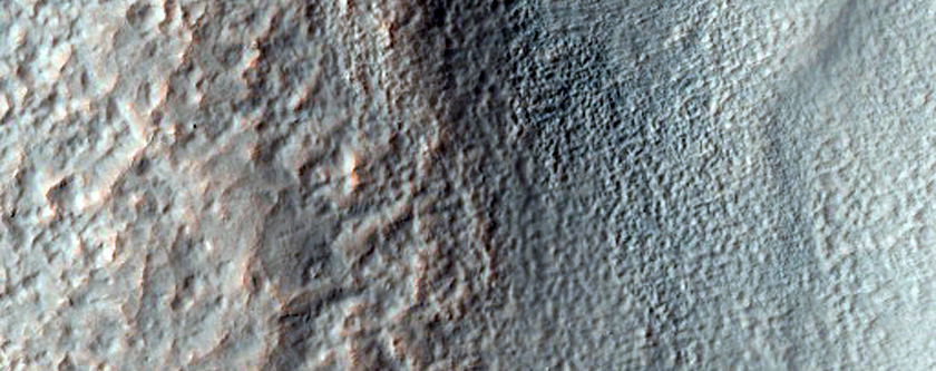Terrain in Thaumasia Fossae