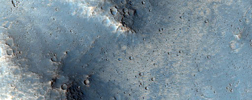 Central Structure in Perrotin Crater