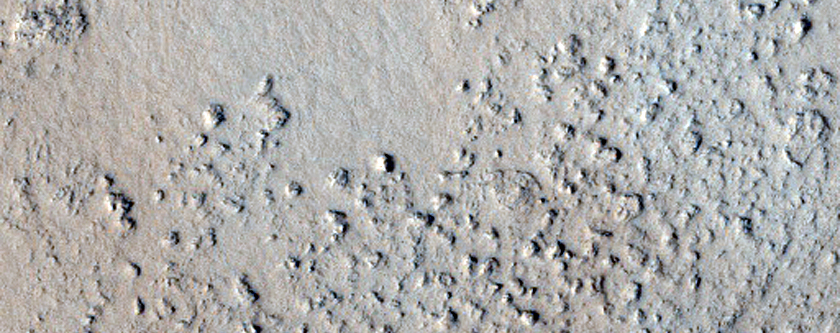 Lava and Channels of Marte Vallis