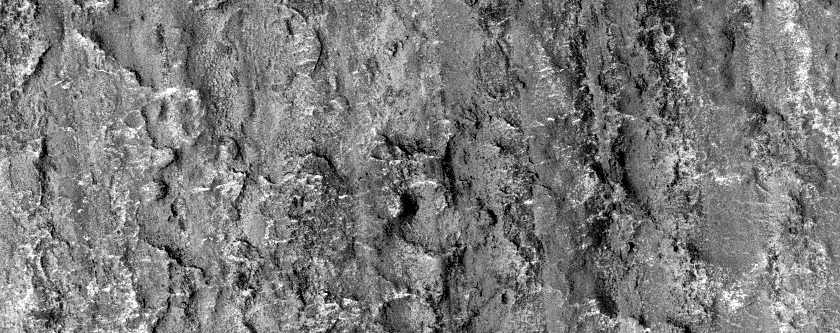 Bedrock in Ladon Valles Basin