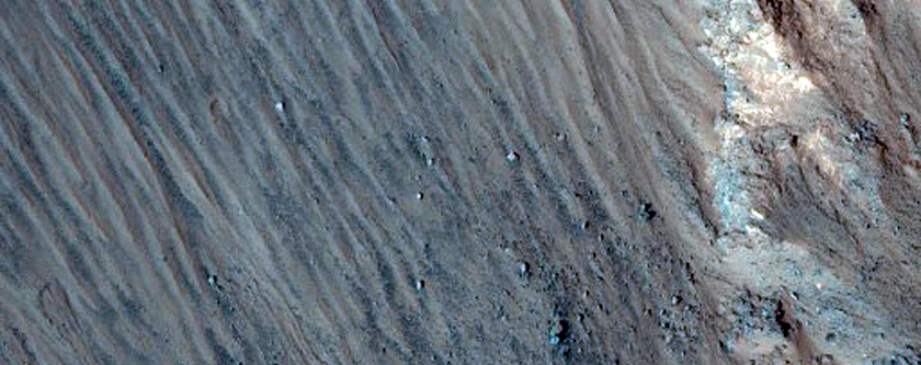 Bedrock in Juventae Chasma