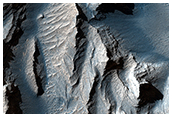 Lotubundin setmyndun  Tithonium Chasma
