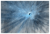 A Spectacular New Impact Crater and Its Ejecta