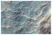 Uzboi Vallis’in güney bölgesi