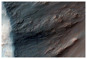 Recurring Slope Lineae along Coprates Chasma Ridge