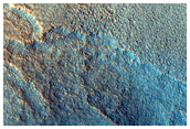 שכבות משקעים במכתש בולהר (Bulhar Crater)
