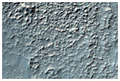 Region North of Argyre Region Covered with Ejecta from Hale Crater