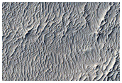 Sharp Contact Between Medusae Fossae Units North of Apollinaris Mons