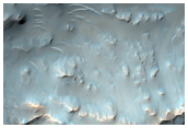 Ejecta and Rim of Well-Preserved Impact Crater