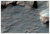 Discontinuous Sinuous Ridge North of Hellas Region