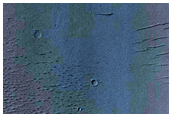 Exposed Bedrock in Northern Mid-Latitude Crater Central Mound