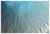 Monitor Slopes of Impact Crater