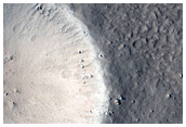 Crater in Tempe Terra