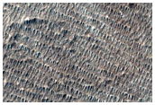 Steep-Sided Plateau in Arsia Mons Fan-Shaped Deposit