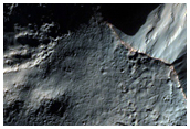 Equator Facing Gullies on Crater in Noachis Terra