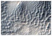 Rugged Terrain in Arsia Mons Fan-Shaped Deposit