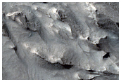 Layered Rocks on West Candor Chasma Floor