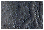 Channel in Ceraunius Fossae
