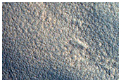 Viscous Flow Deposit on Crater Floor