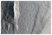Apron Material in Region North of Tempe Terra