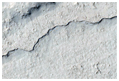 Terraced Massifs South of Marte Vallis