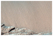 East Melas Chasma Landslide Scarp