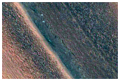 Pits on Mound of North Polar Layered Deposits