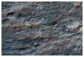 Central Uplift of Crater in Tyrrhenus Labyrinthus