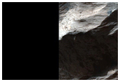 Mass Wasting Feature in Ganges Chasma