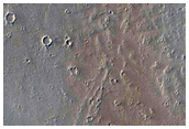 Fissure and Channel Southeast of Olympus Mons