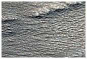 Ejecta Deposit of Rampart Crater