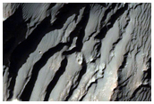 Layers Exposed near Atlantis Chaos