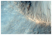 Fresh Small Crater in Libya Montes
