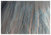 Crater Exposing Layers Filling Larger Crater