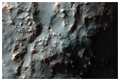 Crater Rim Northeast of Hellas Planitia